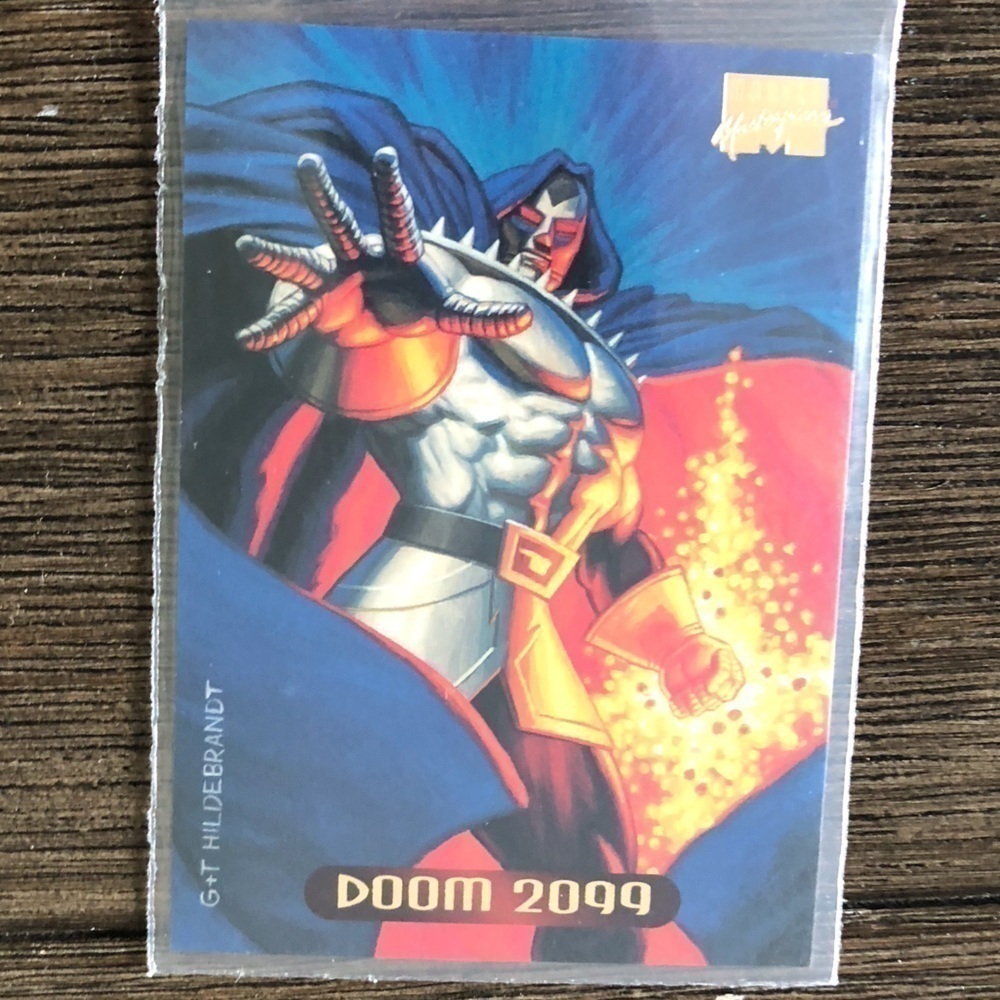 ’94 Marvel Masterpieces trading card: Doom 2099 #33
